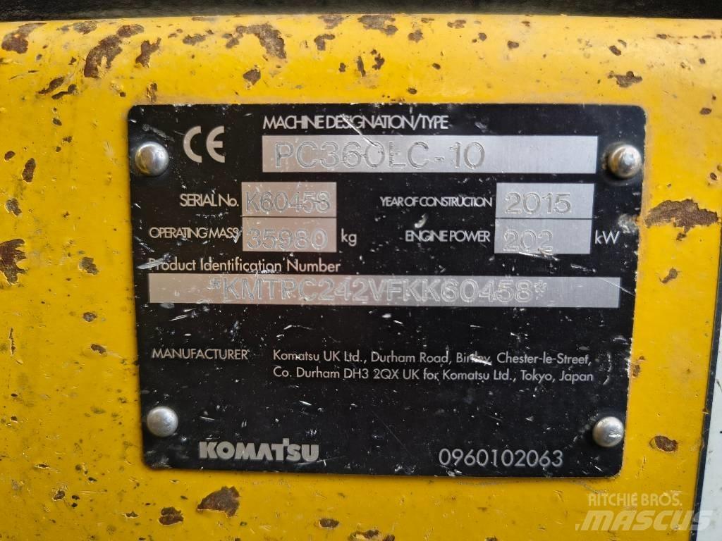 Komatsu PC 360 LC-10 Escavadoras de rastos
