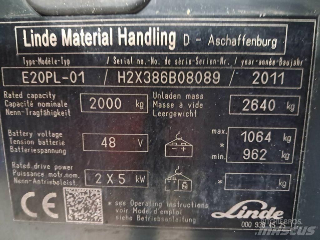 Linde E20PL-01 Empilhadores eléctricos