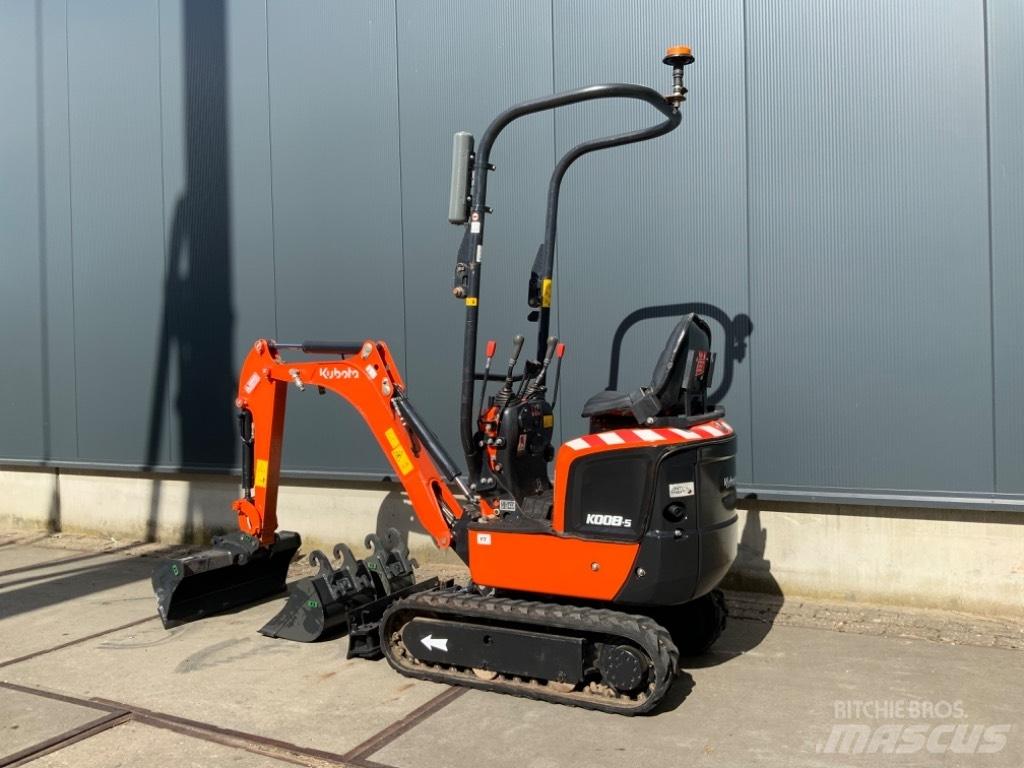 Kubota K008-5 Mini Escavadoras <7t