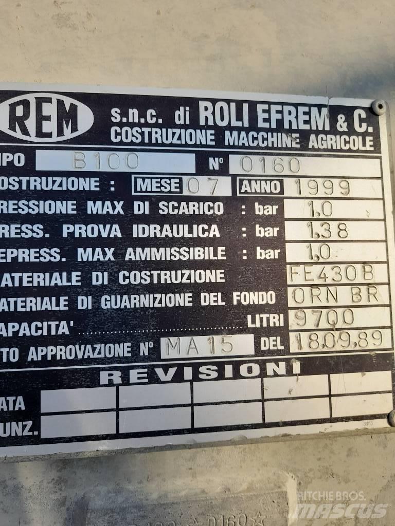 REM RB100 Camiões-cisterna de lamas
