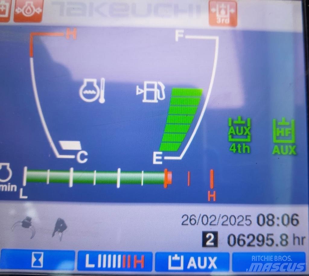 Takeuchi TB 260 Mini Escavadoras <7t