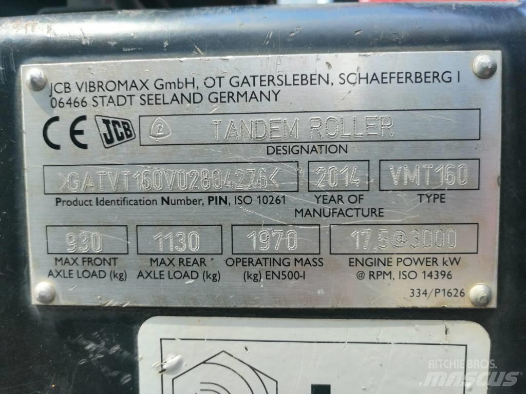 JCB Vibromax vmt 160 Cilindros Compactadores tandem