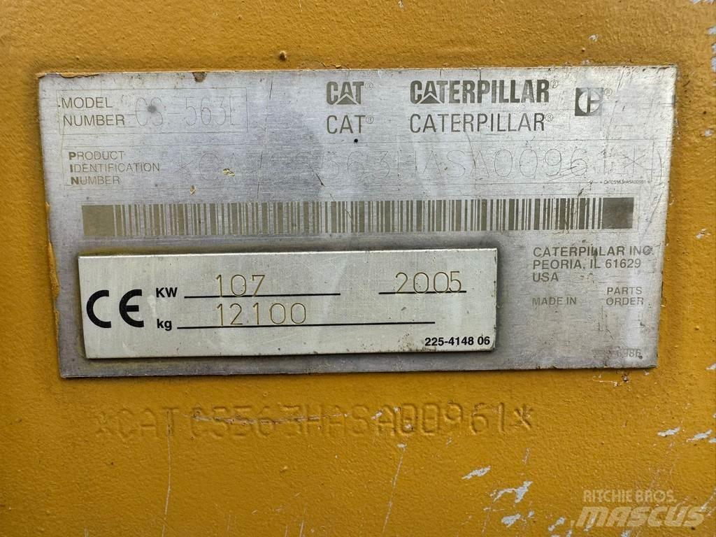 CAT CS563E Cilindros Compactadores monocilíndricos