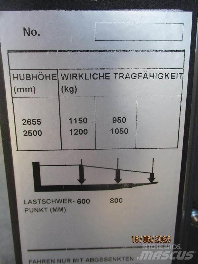 BT SWE 120 Empilhador para operador externo