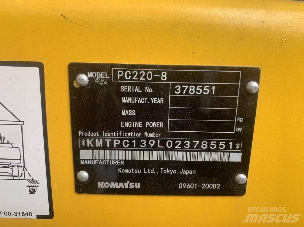 Komatsu PC 220-8 Escavadoras de rastos