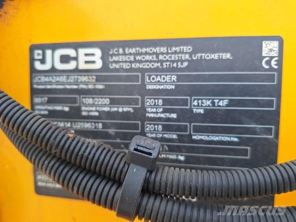 JCB 413 K Pás carregadoras de rodas