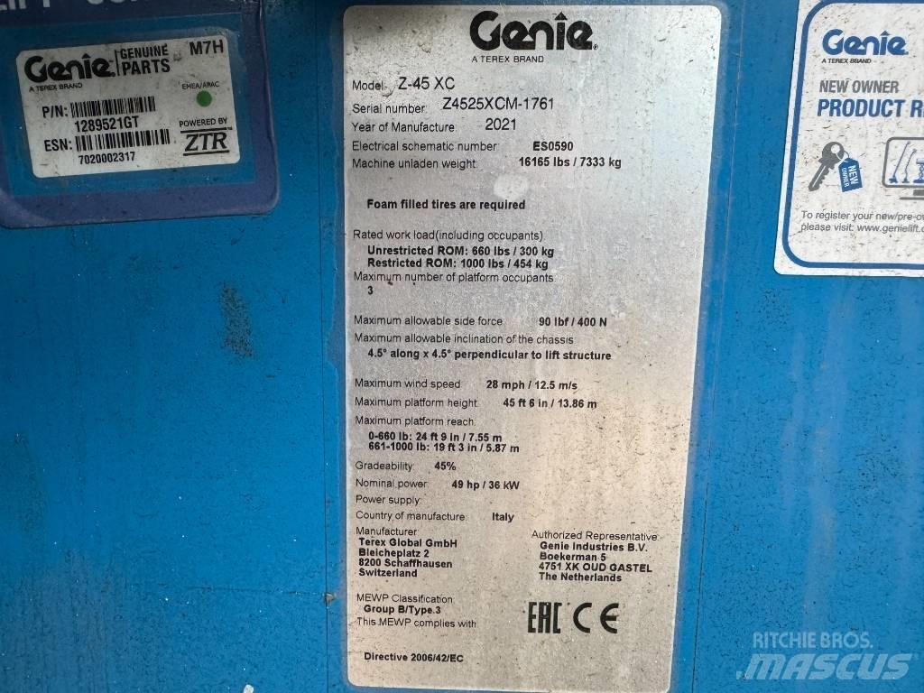 Genie Z 45/25 XC Elevadores braços articulados