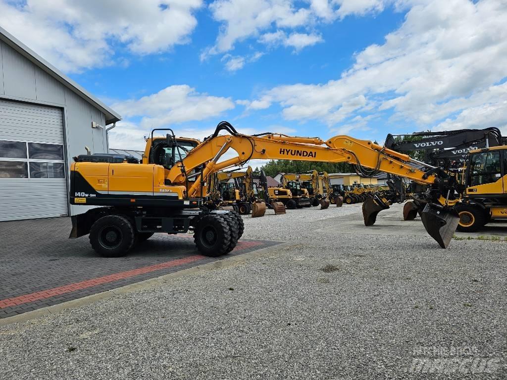 Hyundai 140 W 9 A Escavadoras de rodas