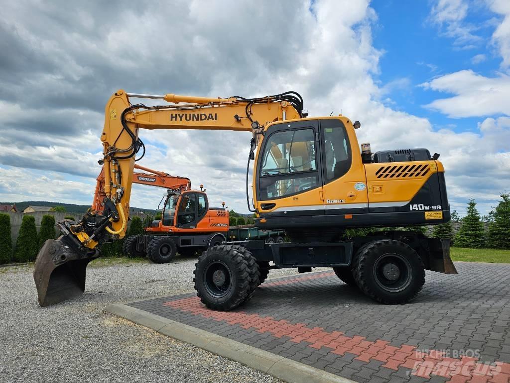 Hyundai 140 W 9 A Escavadoras de rodas