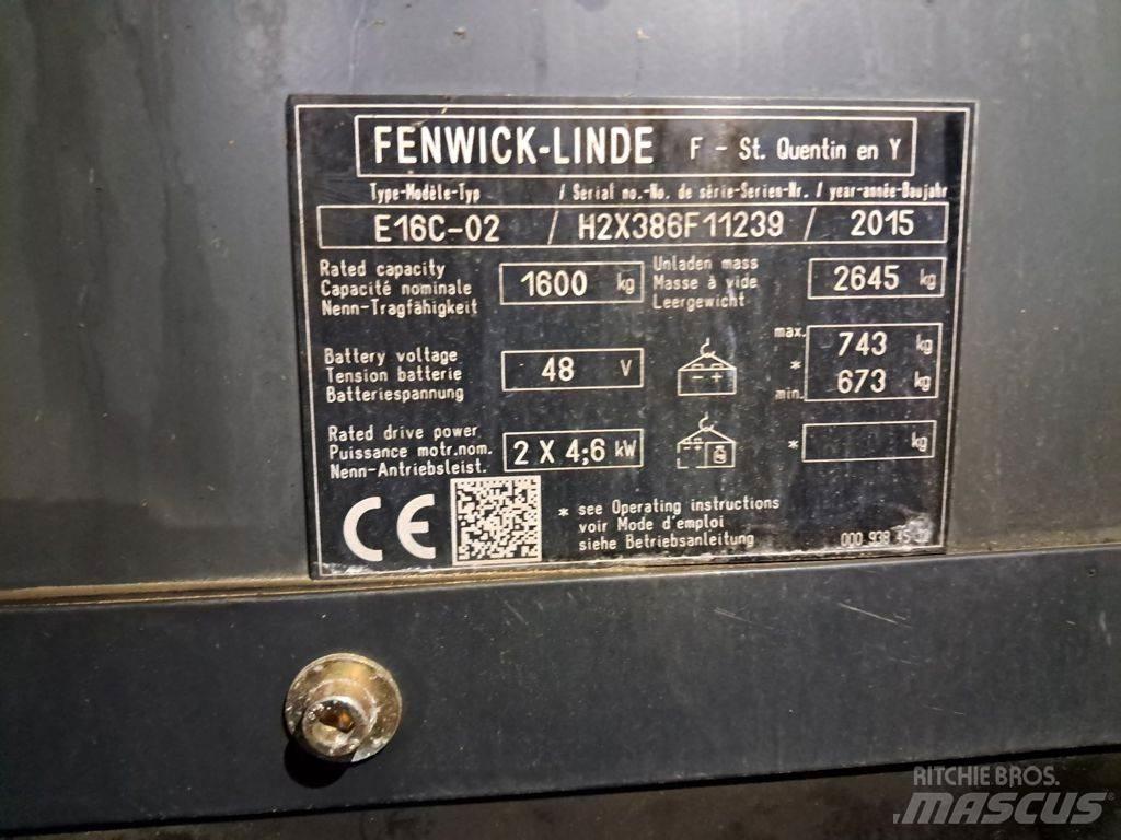 Linde E16C-02 Empilhadores eléctricos