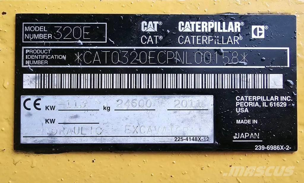 CAT 320 EL RR Escavadoras de rastos