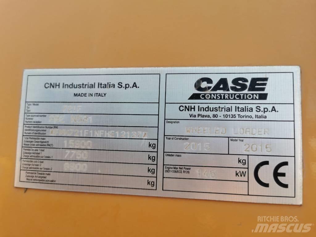 CASE 721F Z-Bar Pás carregadoras de rodas