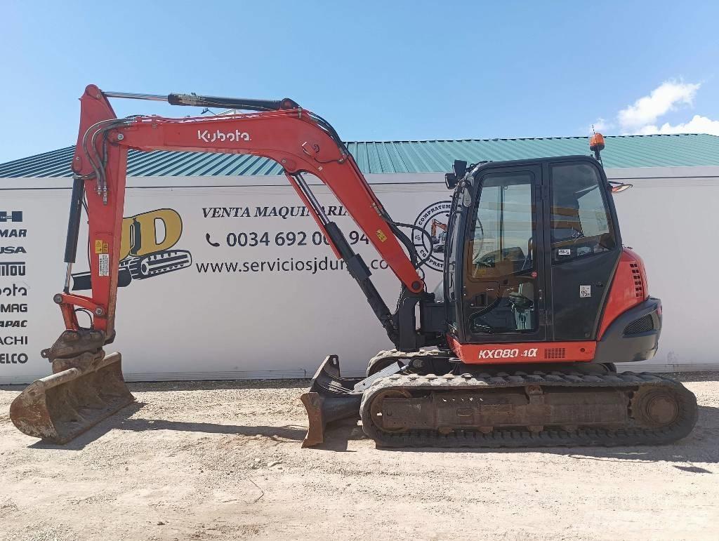 Kubota KX080-4a Escavadoras florestais