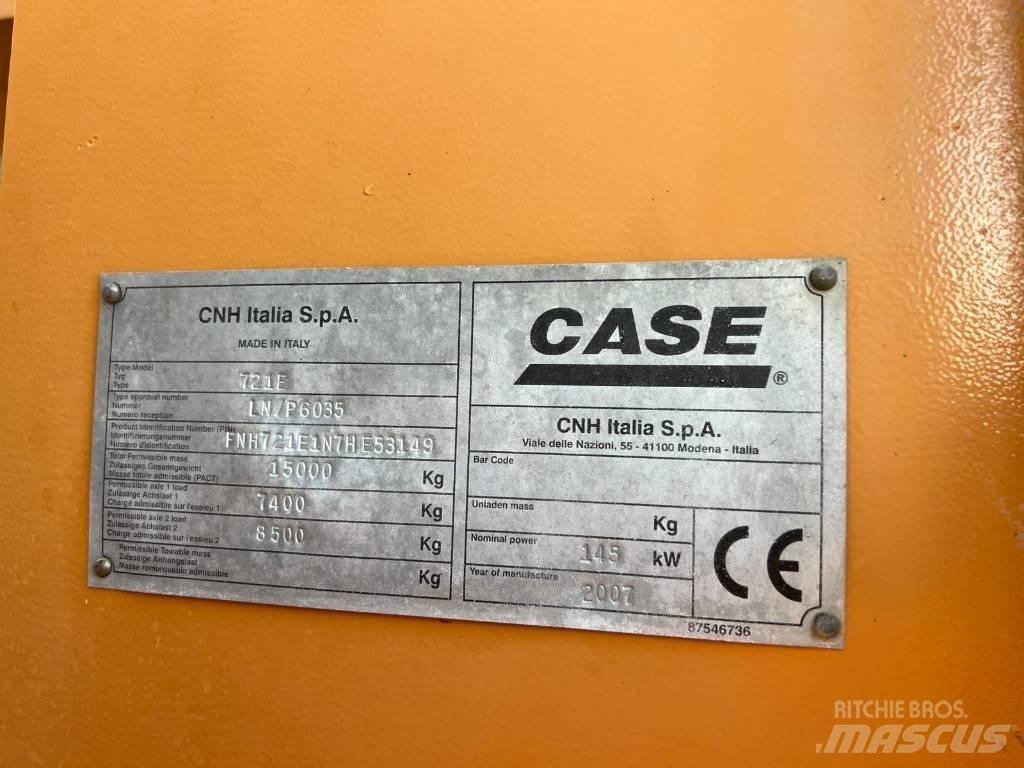 CASE 721E Pás carregadoras de rodas