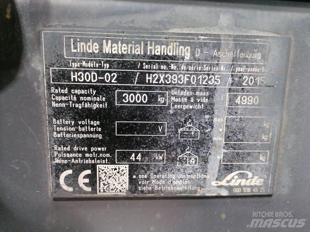 Linde H30D-02 Empilhadores Diesel