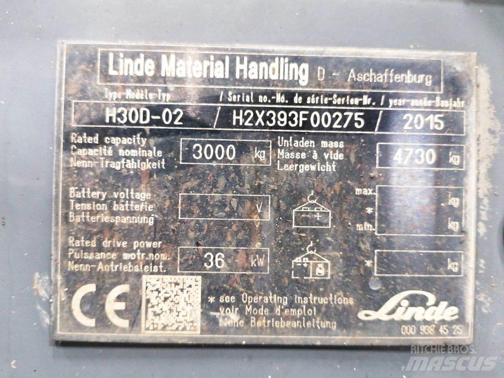 Linde H30D-02 Empilhadores Diesel