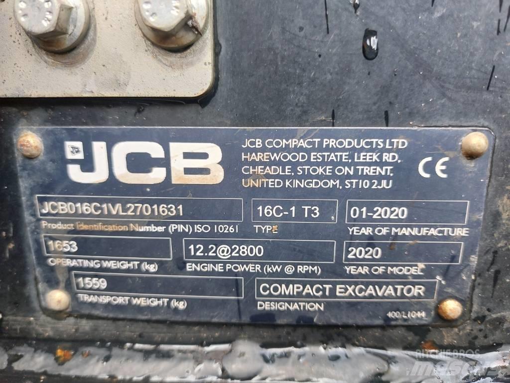 JCB 16 C Mini Escavadoras <7t