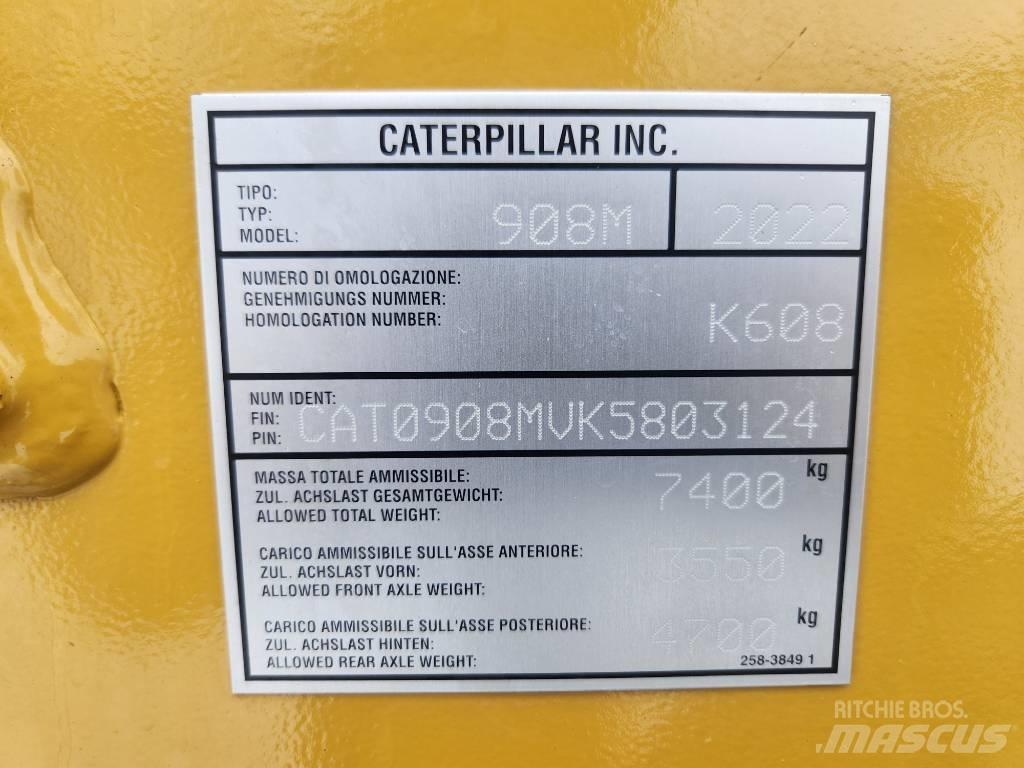 CAT 908m Pás carregadoras de rodas