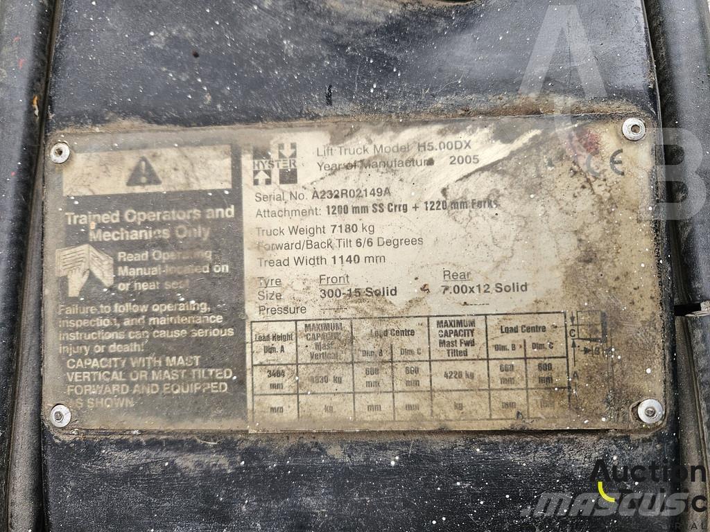 Hyster H5.00DX Empilhadores Diesel