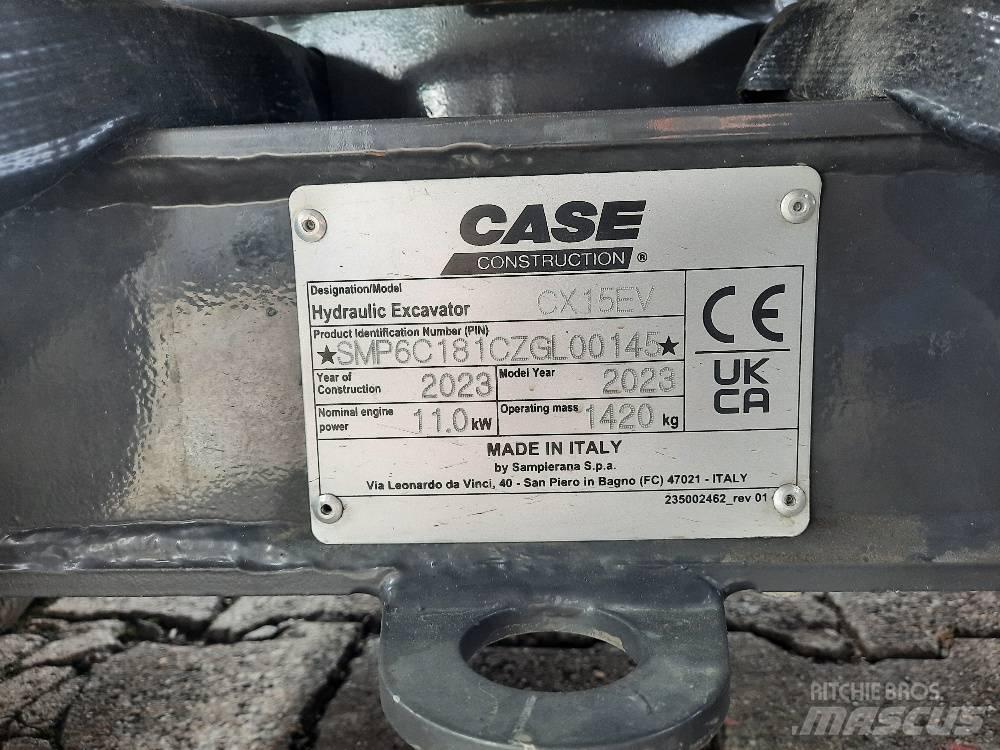 CASE CX 15 EV Mini Escavadoras <7t