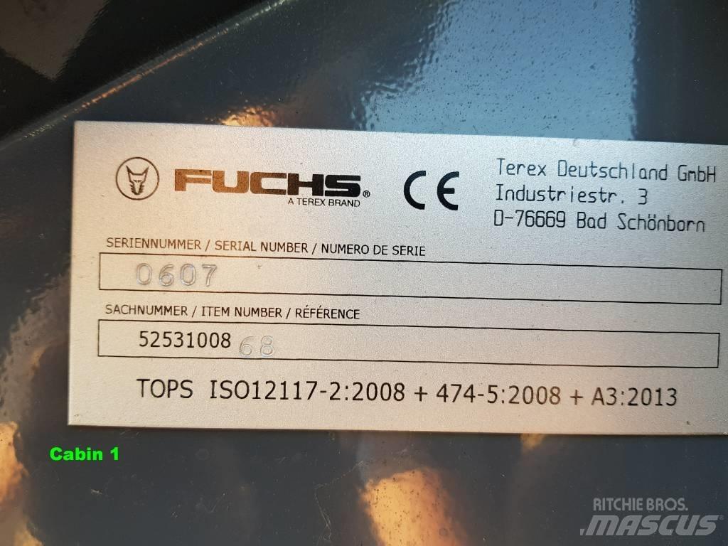 Fuchs F series Cabin Cabines e interior máquinas construção