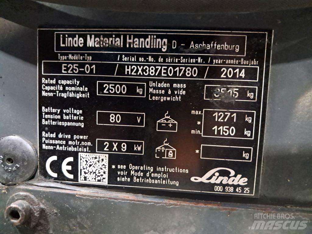 Linde E25-01 Empilhadores eléctricos
