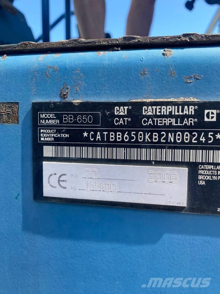 CAT BB 650 Pavimentadoras de asfalto