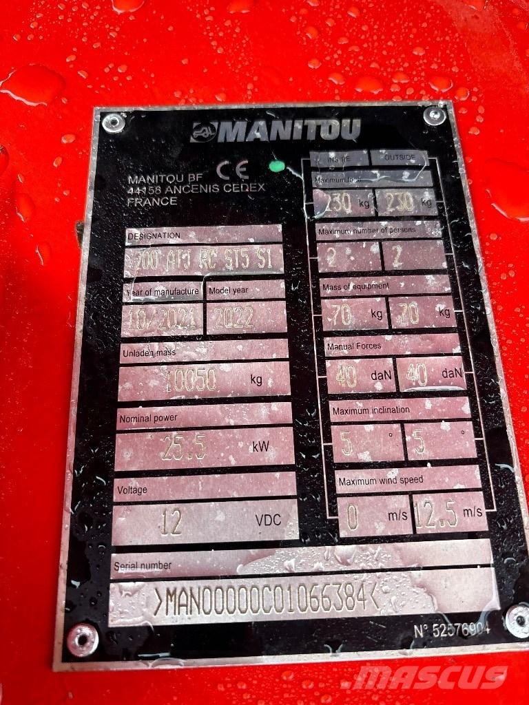 Manitou 200 ATJ RC Elevadores braços articulados