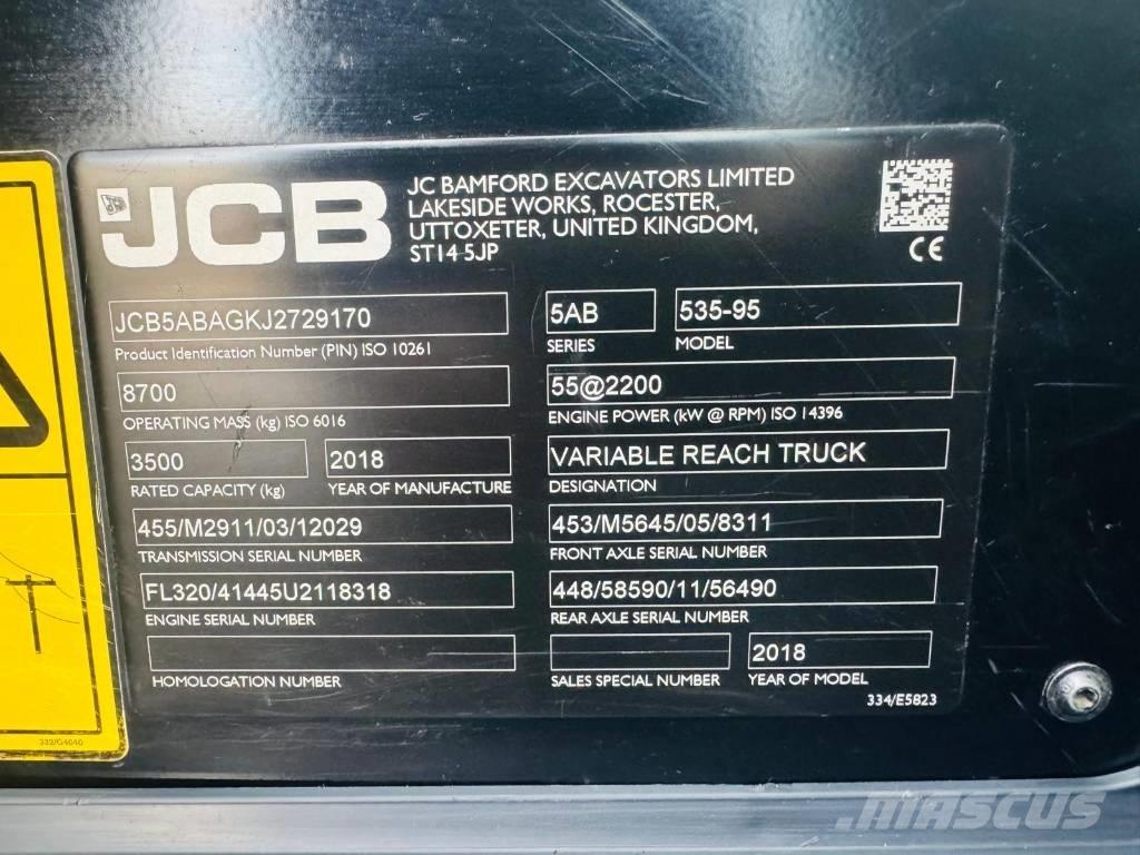 JCB 535-95 Manipuladores telescópicos