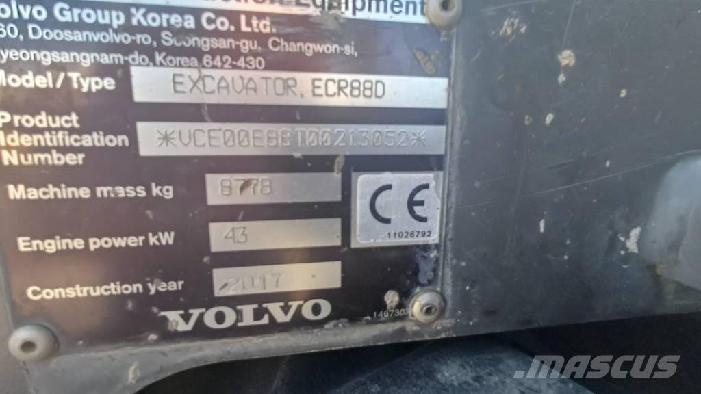 Volvo ECR 88 Escavadoras Midi 7t - 12t
