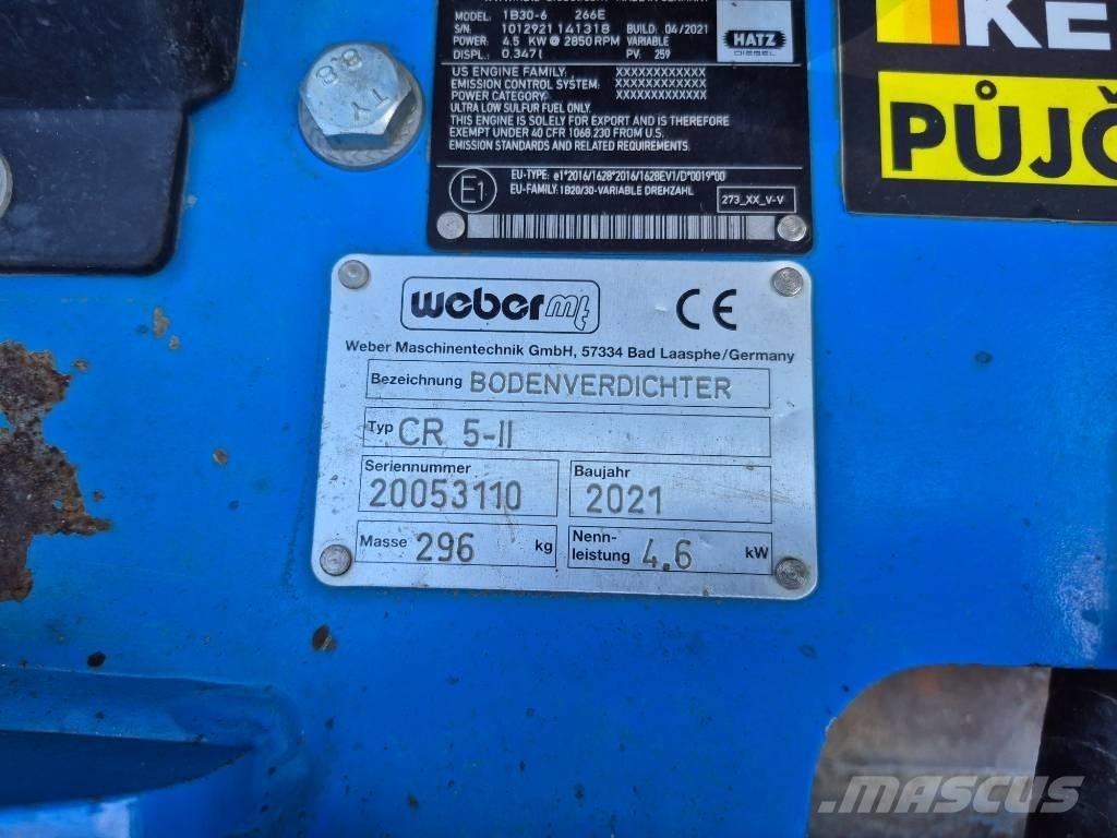 Weber CR5-II Compactadores para terra