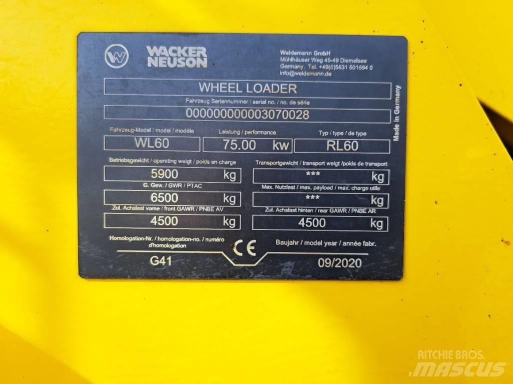 Wacker Neuson WL60 Pás carregadoras de rodas