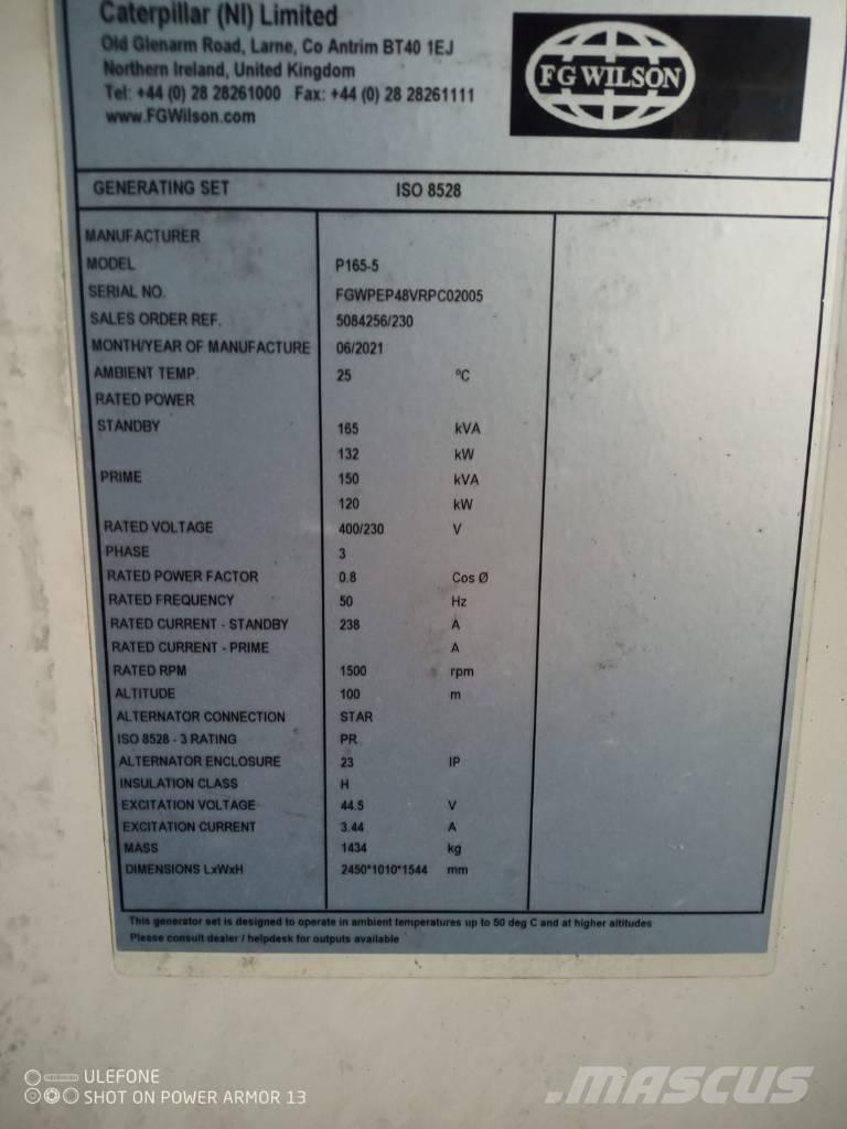 FG Wilson P 65-5 Geradores Diesel