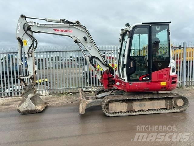 Takeuchi TB260 Mini Escavadoras <7t