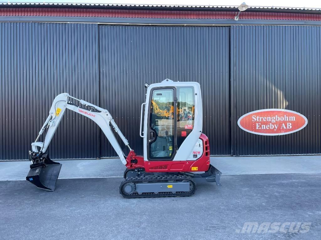 Takeuchi TB 216 Mini Escavadoras <7t