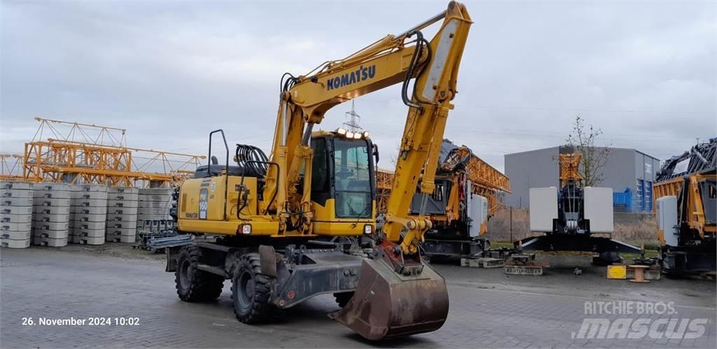 Komatsu PW160-7E0 Escavadoras de rodas