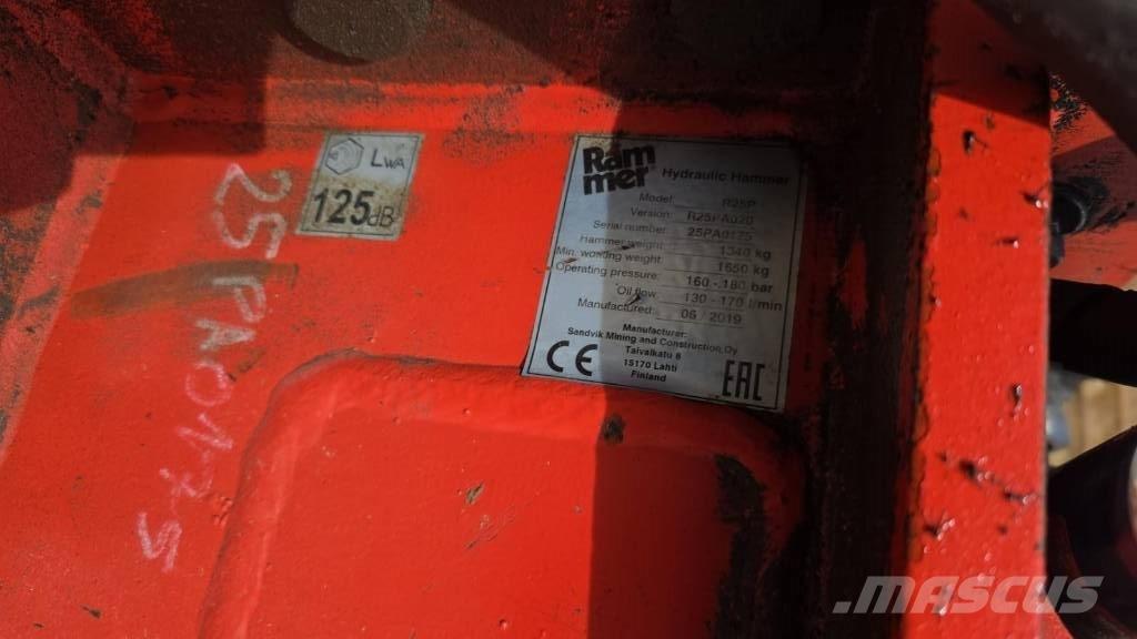 Rammer R25P Martelos Hidráulicos