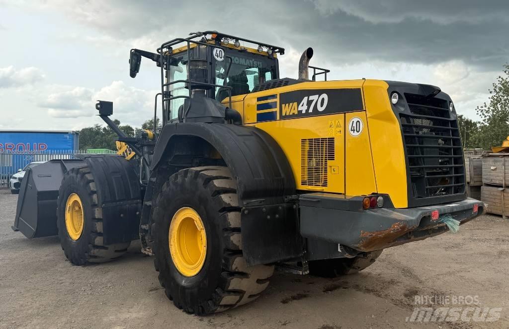 Komatsu WA470-8 Pás carregadoras de rodas