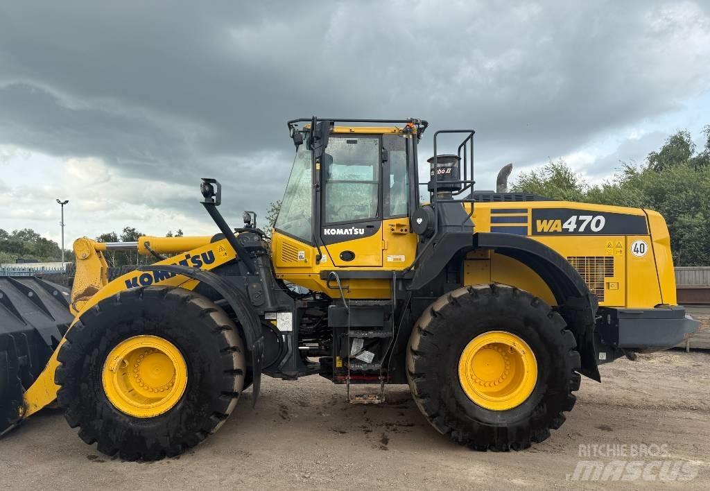 Komatsu WA470-8 Pás carregadoras de rodas