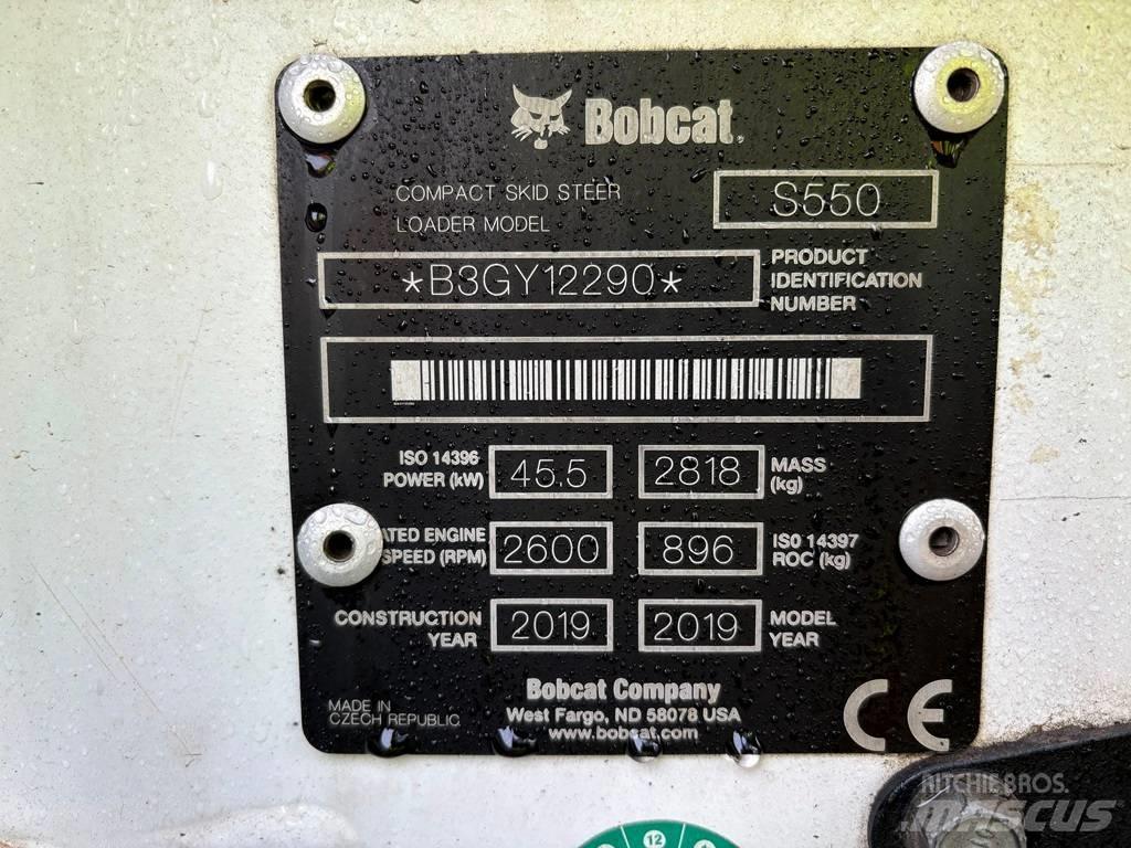 Bobcat S550 Carregadoras de direcção deslizante
