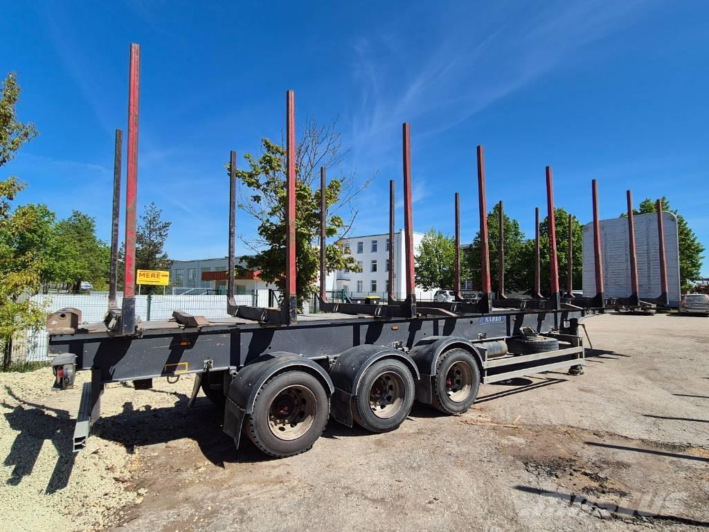 Närko S3HS11T11 Semi Reboques Transporte Madeira