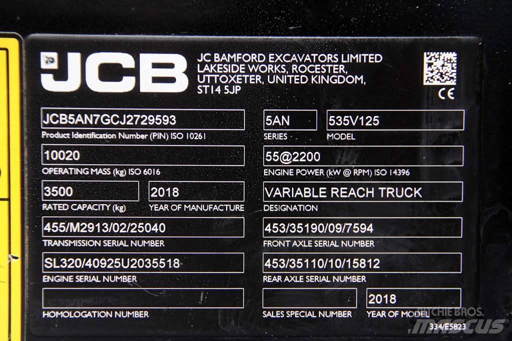 JCB 535-125 Manipuladores telescópicos