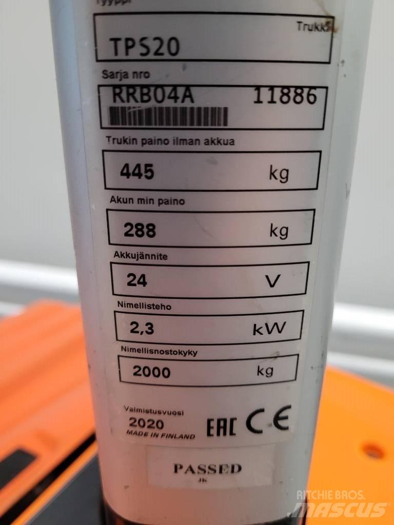 Rocla TPS20 Porta-paletes com plataforma