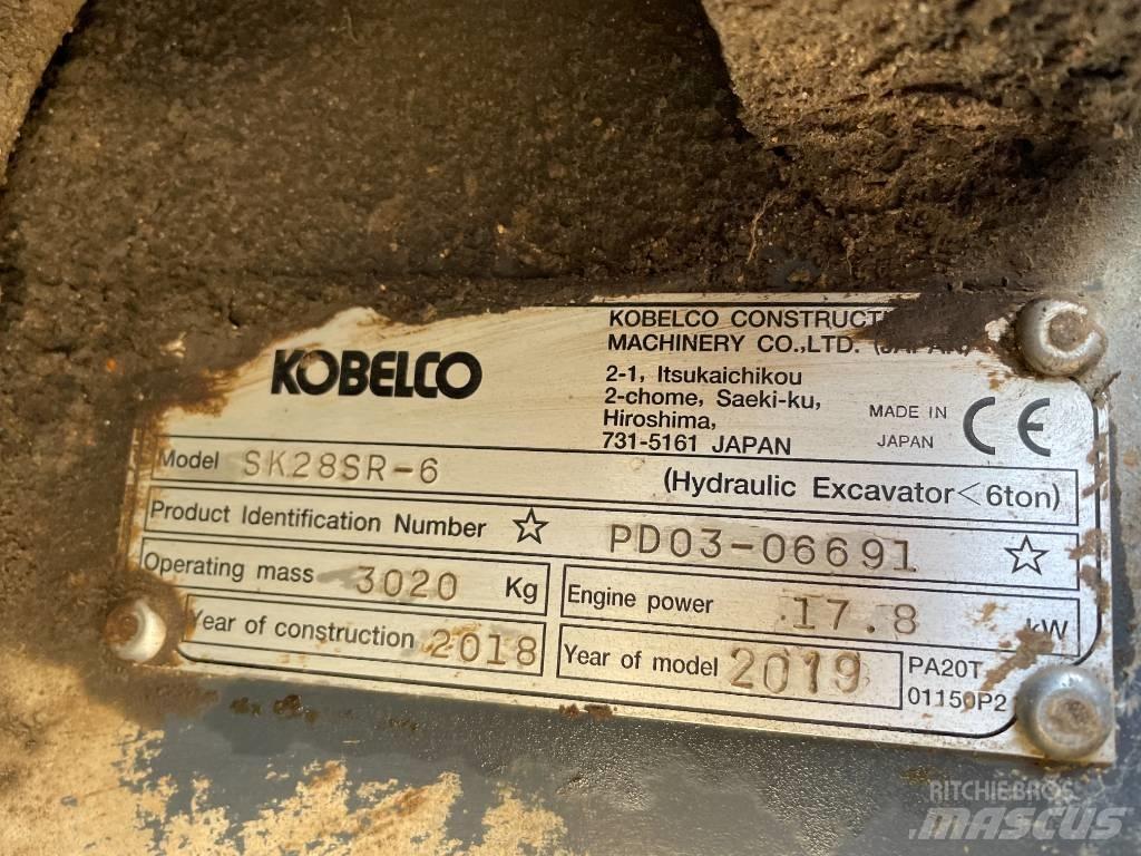 Kobelco SK 28 Mini Escavadoras <7t