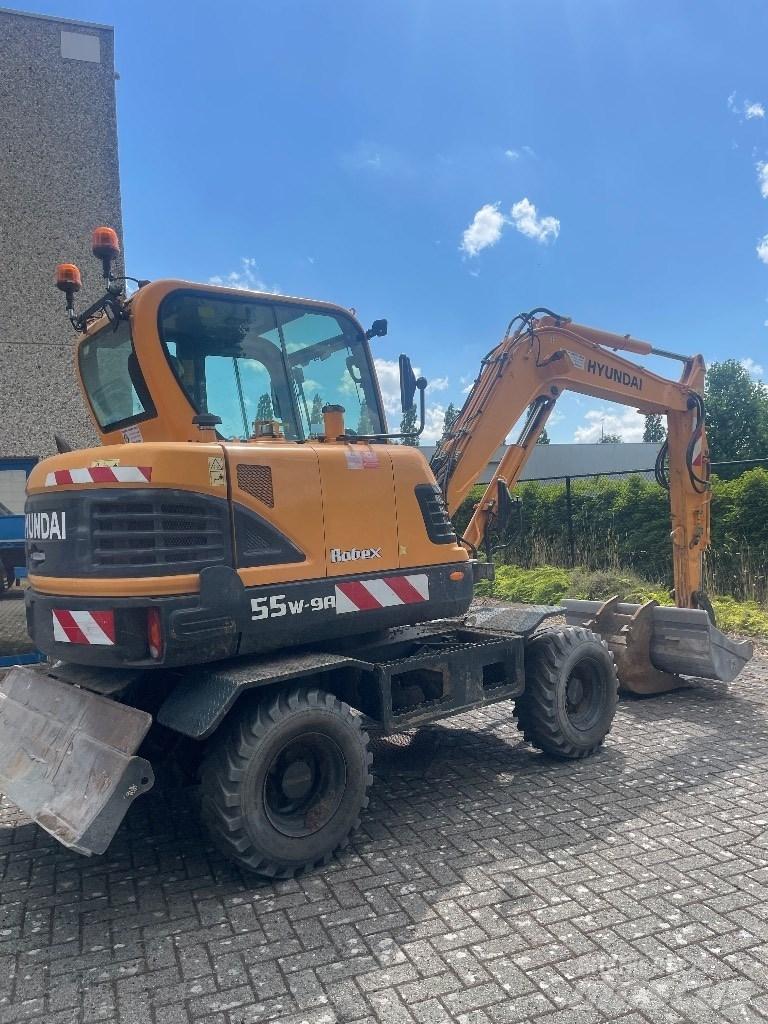 Hyundai 55w9a Escavadoras de rodas