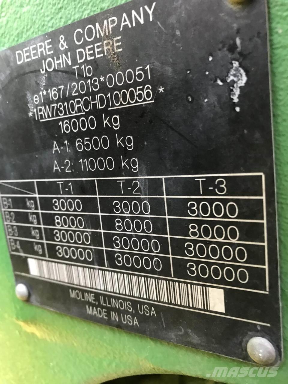 John Deere 7310R Tratores Agrícolas usados