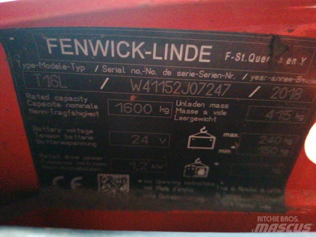 Linde T16L Porta palettes