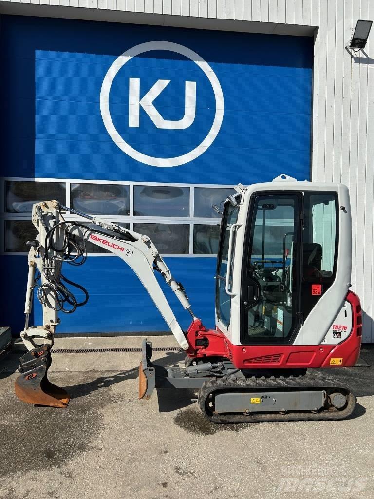 Takeuchi TB 216 Mini Escavadoras <7t