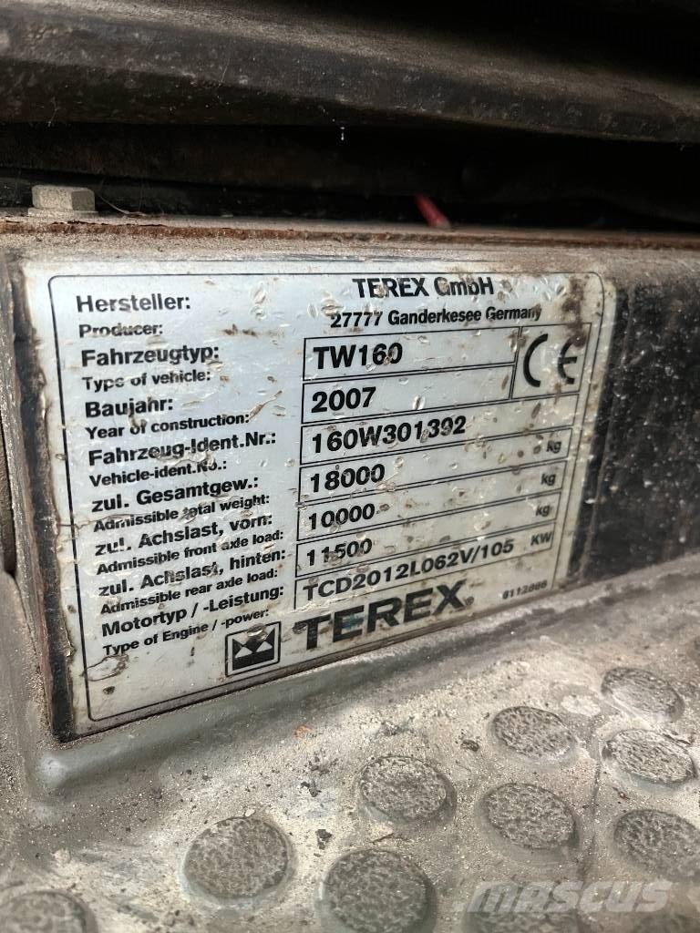 Terex Atlas TW 160 Escavadoras de rodas