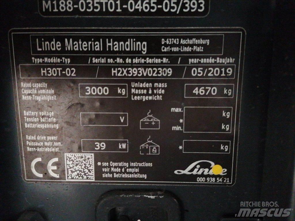 Linde H30T-02 Empilhadores a gás